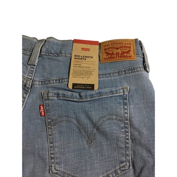 Levi Strauss Mid Length shorts NWT Size 31 - Picture 5 of 9